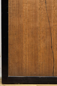 梅と竹の水墨画で和の風情溢れる板絵戸セット F8431 在庫2枚1組