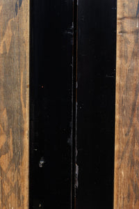 梅と竹の水墨画で和の風情溢れる板絵戸セット F8431 在庫2枚1組