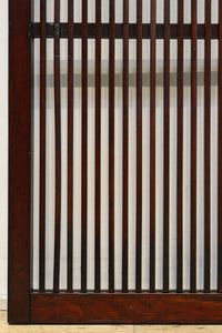 幅670ミリ スリムサイズ!!深みを増した色彩で落ち着きある全面丸格子戸 F8437 在庫1枚