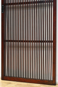 幅670ミリ スリムサイズ!!深みを増した色彩で落ち着きある全面丸格子戸 F8437 在庫1枚