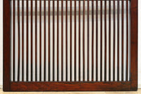 幅670ミリ スリムサイズ!!深みを増した色彩で落ち着きある全面丸格子戸 F8437 在庫1枚