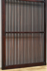 幅670ミリ スリムサイズ!!深みを増した色彩で落ち着きある全面丸格子戸 F8437 在庫1枚