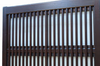 高さ1920ミリ 落ち着いた眺めの2種類ガラス入り背高格子戸 F8440 在庫2枚