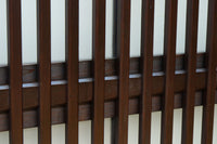 高さ1920ミリ 落ち着いた眺めの2種類ガラス入り背高格子戸 F8440 在庫2枚