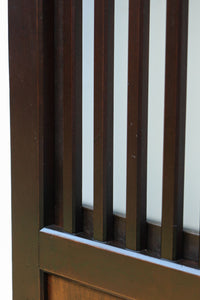 高さ1920ミリ 落ち着いた眺めの2種類ガラス入り背高格子戸 F8440 在庫2枚