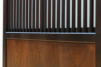 高さ1920ミリ 落ち着いた眺めの2種類ガラス入り背高格子戸 F8440 在庫2枚