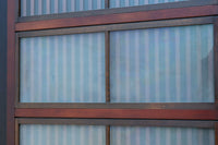 高さ1920ミリ 落ち着いた眺めの2種類ガラス入り背高格子戸 F8440 在庫2枚