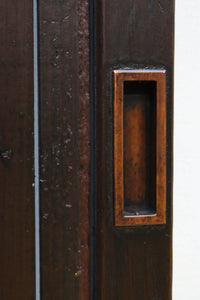 幅896 高さ1823ミリ 重厚感ある作りで落ち着いた佇まいの全面平格子戸 F8442 在庫2枚