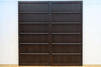 幅896 高さ1823ミリ 重厚感ある作りで落ち着いた佇まいの全面平格子戸 F8442 在庫2枚