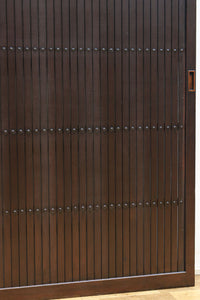 幅896 高さ1823ミリ 重厚感ある作りで落ち着いた佇まいの全面平格子戸 F8442 在庫2枚