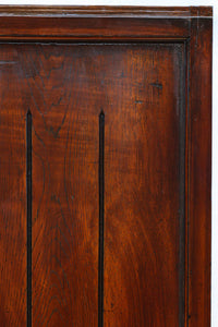 幅848ミリ 稀少デザイン!!溝の装飾を施した格調ある板戸 F8456 在庫2枚