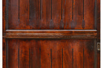 幅848ミリ 稀少デザイン!!溝の装飾を施した格調ある板戸 F8456 在庫2枚