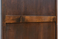 幅848ミリ 稀少デザイン!!溝の装飾を施した格調ある板戸 F8456 在庫2枚