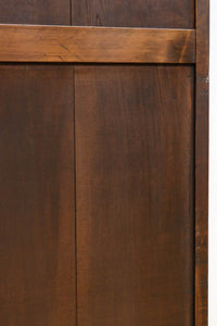 幅848ミリ 稀少デザイン!!溝の装飾を施した格調ある板戸 F8456 在庫2枚