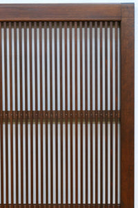 幅898ミリ 繊細な格子作りで和の趣きある大阪格子戸 F8457 在庫2枚