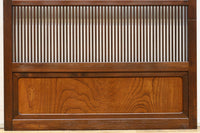 幅898ミリ 繊細な格子作りで和の趣きある大阪格子戸 F8457 在庫2枚