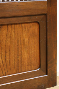 幅898ミリ 繊細な格子作りで和の趣きある大阪格子戸 F8457 在庫2枚