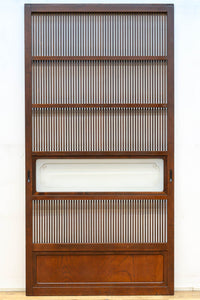 幅898ミリ 繊細な格子作りで和の趣きある大阪格子戸 F8457 在庫2枚