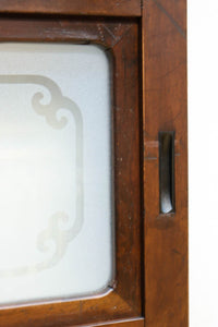 幅898ミリ 繊細な格子作りで和の趣きある大阪格子戸 F8457 在庫2枚