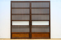 幅898ミリ 繊細な格子作りで和の趣きある大阪格子戸 F8457 在庫2枚