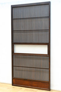 幅897ミリ 横モールガラス窓で煌びやかな面持ちの大阪格子戸 F8458 在庫4枚