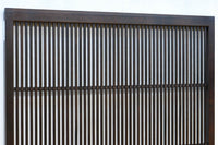 幅897ミリ 横モールガラス窓で煌びやかな面持ちの大阪格子戸 F8458 在庫4枚