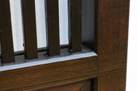 幅897ミリ 横モールガラス窓で煌びやかな面持ちの大阪格子戸 F8458 在庫4枚