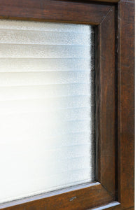 幅897ミリ 横モールガラス窓で煌びやかな面持ちの大阪格子戸 F8458 在庫4枚