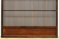 幅897ミリ 横モールガラス窓で煌びやかな面持ちの大阪格子戸 F8458 在庫4枚