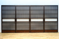 幅897ミリ 横モールガラス窓で煌びやかな面持ちの大阪格子戸 F8458 在庫4枚