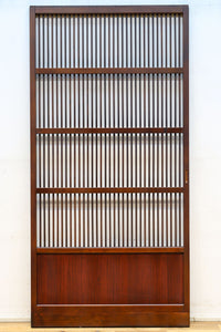 幅862ミリ 繊細な格子が引き立つ華やかな色彩の格子戸 F8464a 在庫2枚