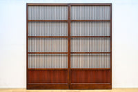 幅862ミリ 繊細な格子が引き立つ華やかな色彩の格子戸 F8464a 在庫2枚