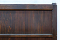 幅568ミリ 古色の落ち着いた風合いがモダンなスリム板戸 F8472 在庫1枚