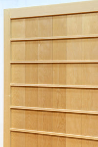 幅887ミリ 凛とした雰囲気の木地色の板戸 F8476 在庫2枚