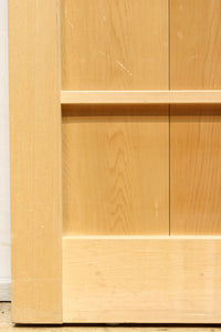 幅887ミリ 凛とした雰囲気の木地色の板戸 F8476 在庫2枚