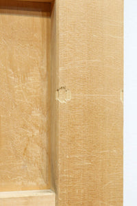 幅887ミリ 凛とした雰囲気の木地色の板戸 F8476 在庫2枚