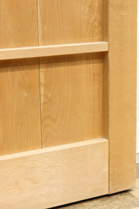 幅887ミリ 凛とした雰囲気の木地色の板戸 F8476 在庫2枚