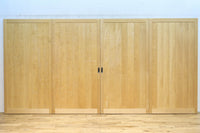 幅887ミリ 凛とした雰囲気の木地色の板戸 F8476 在庫2枚