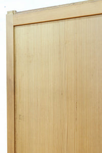 幅878ミリ 優しい木地色の色彩で上品な趣きある板戸 F8477b 在庫2枚