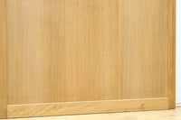 幅878ミリ 優しい木地色の色彩で上品な趣きある板戸 F8477b 在庫2枚