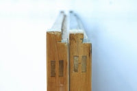 幅878ミリ 優しい木地色の色彩で上品な趣きある板戸 F8477b 在庫2枚