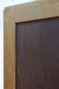 唐獅子の親子に牡丹を添えた歴史を重ねた味わい深い絵戸一組 F8481ab 在庫2枚一組