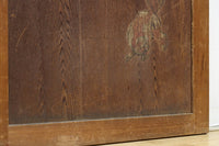 唐獅子の親子に牡丹を添えた歴史を重ねた味わい深い絵戸一組 F8481ab 在庫2枚一組