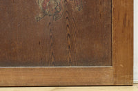 唐獅子の親子に牡丹を添えた歴史を重ねた味わい深い絵戸一組 F8481ab 在庫2枚一組