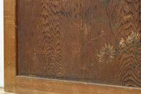 唐獅子の親子に牡丹を添えた歴史を重ねた味わい深い絵戸一組 F8481ab 在庫2枚一組