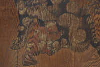 唐獅子の親子に牡丹を添えた歴史を重ねた味わい深い絵戸一組 F8481ab 在庫2枚一組