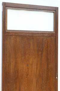 幅878ミリ 優美な杢目とモールガラスの温かみあるガラス戸 F8488 在庫1枚