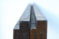 幅878ミリ 優美な杢目とモールガラスの温かみあるガラス戸 F8488 在庫1枚