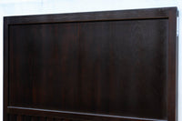 幅924ミリ 深い色合いで落ち着きのある無双板戸 F8497 在庫2枚