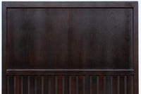 幅924ミリ 深い色合いで落ち着きのある無双板戸 F8497 在庫2枚